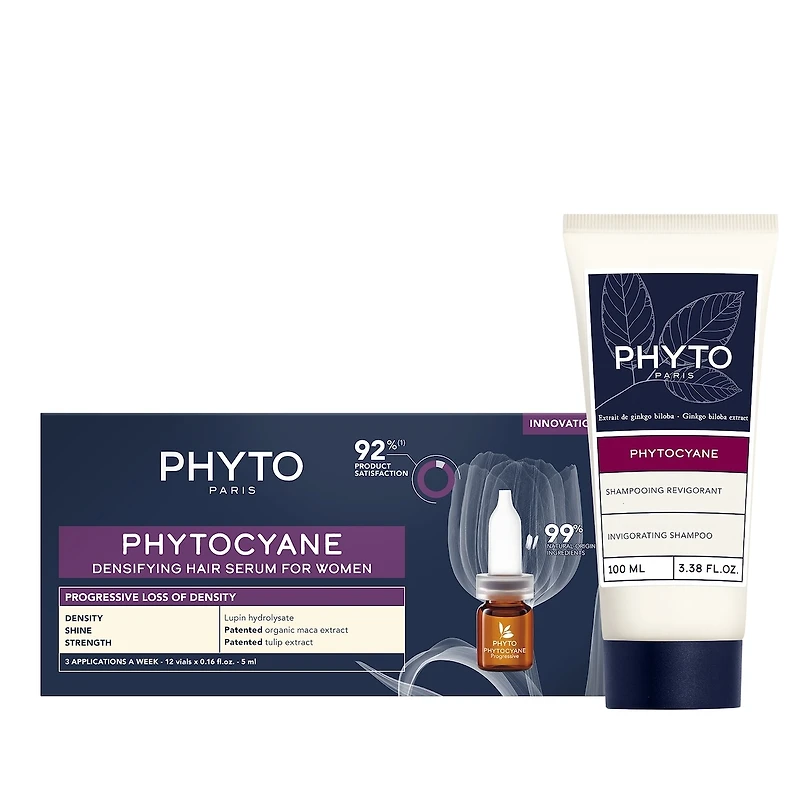 PHYTOCYANE Ensemble Sérum Capillaire Densifiant Femme
