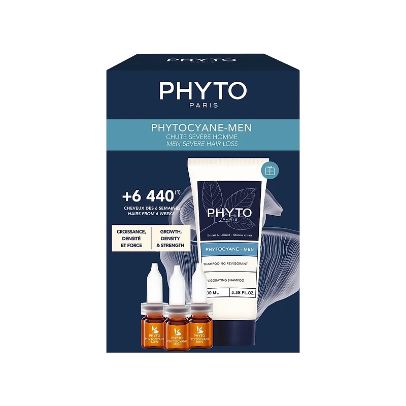 PHYTOCYANE-MEN Ensemble Sérum Capillaire Densifiant Homme