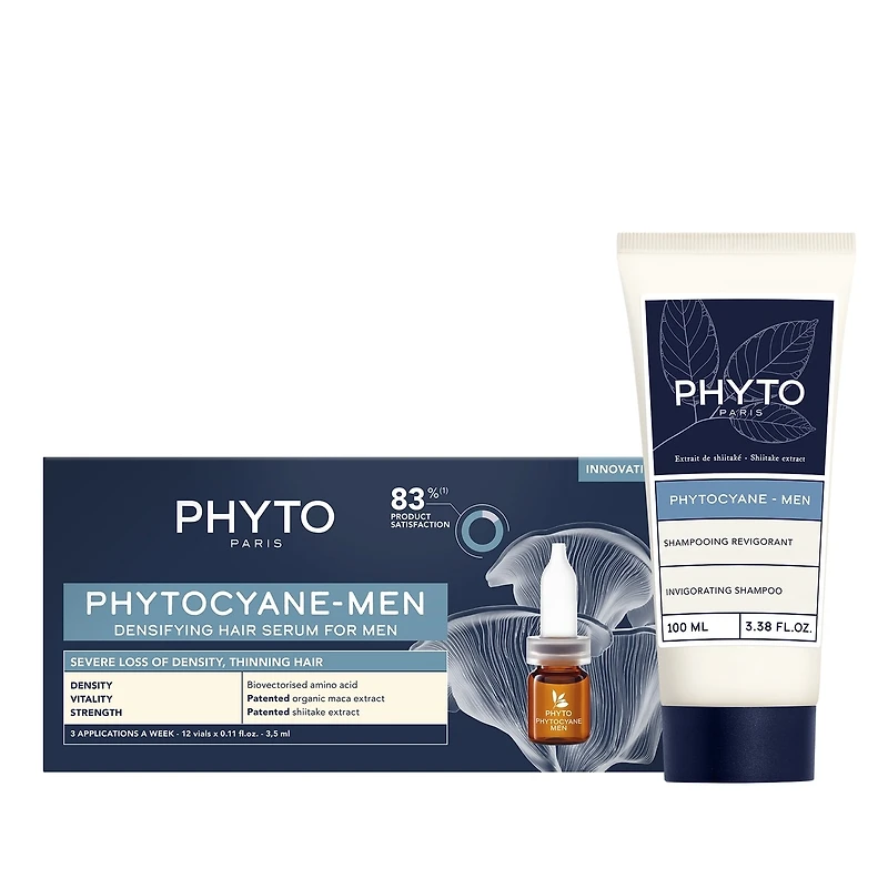 PHYTOCYANE-MEN Ensemble Sérum Capillaire Densifiant Homme