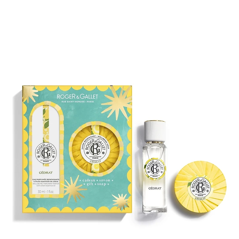 CÉDRAT Wellbeing Fragrant Water & Soap Set