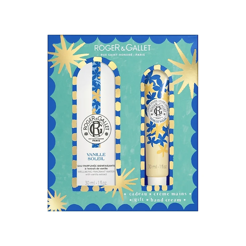 VANILLE SOLEIL Ensemble Eau Parfumée Biensante & Crème Mains