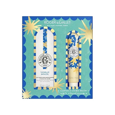 VANILLE SOLEIL Ensemble Eau Parfumée Biensante & Crème Mains