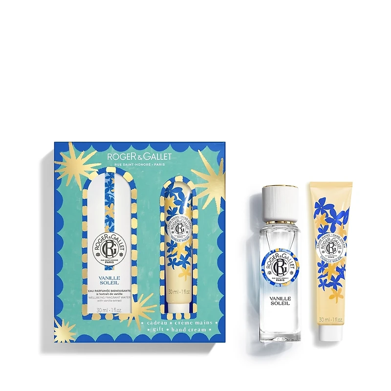 VANILLE SOLEIL Ensemble Eau Parfumée Biensante & Crème Mains
