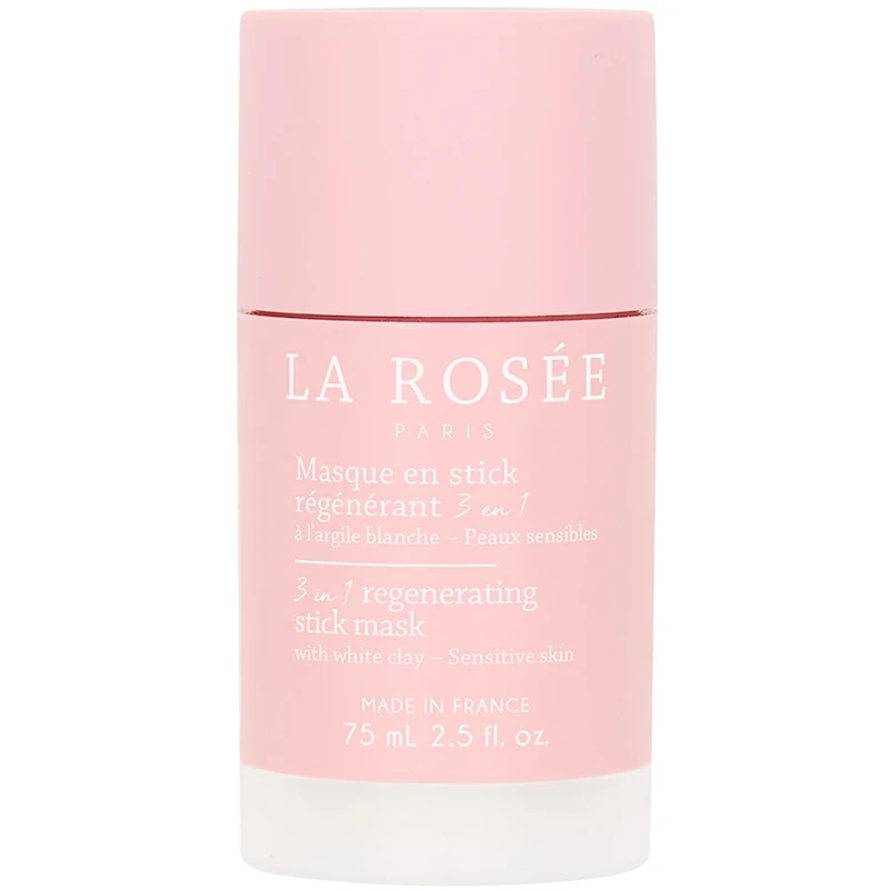 3-in-1 regenerating stick mask with white clay