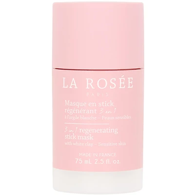 3-in-1 regenerating stick mask with white clay