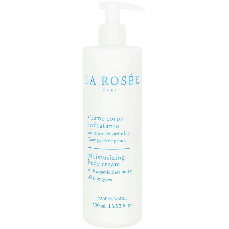 Moisturizing body cream with organic shea butter