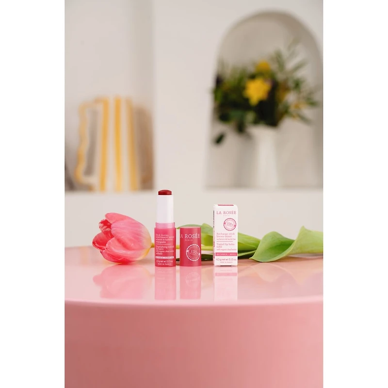 Tinted lip balm refill organic shea butter