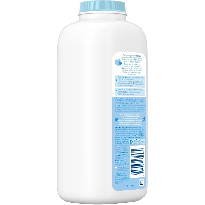 Baby Powder with Aloe Vera, Vitamin E, and Cornstarch