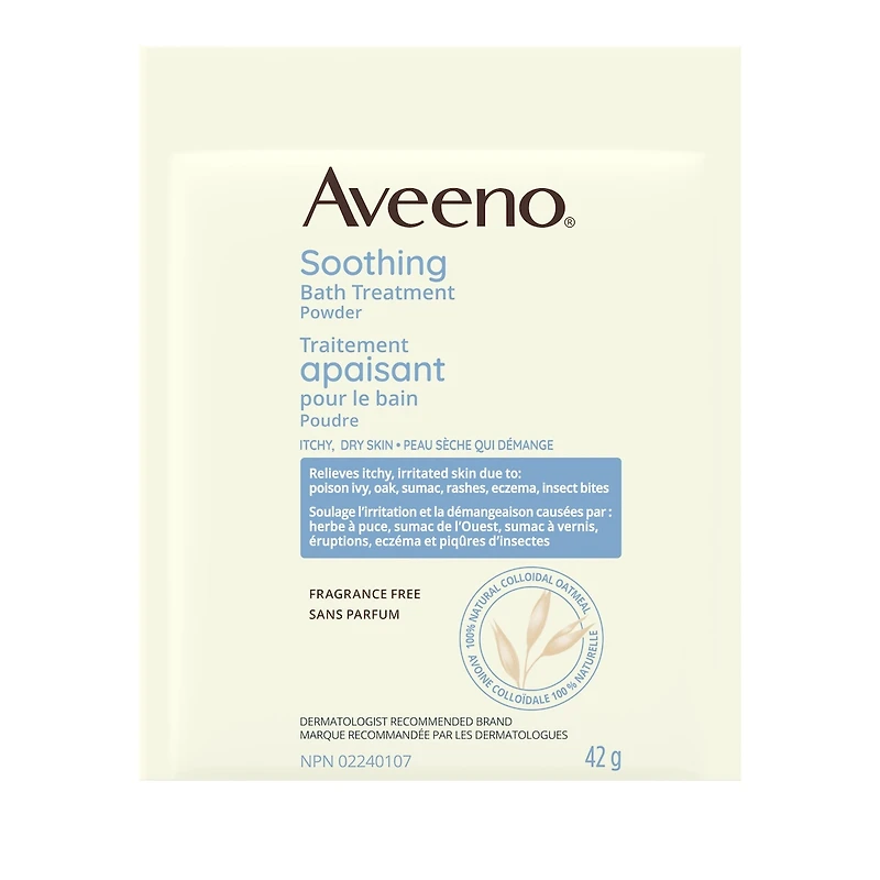 Traitement apaisant pour le bain