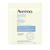 Traitement apaisant pour le bain