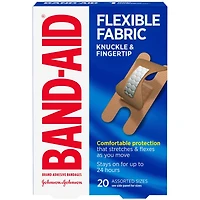 Pansements adhésifs Tissu flexible, jointures et bout des doigts