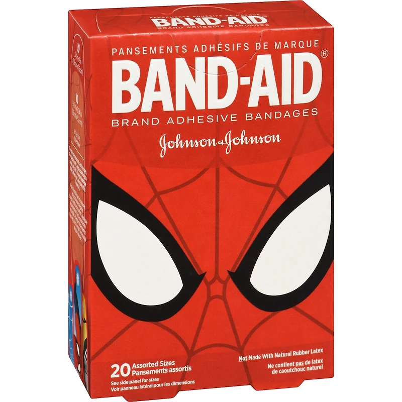 Pansements adhésifs pour enfants, Marvel Spiderman