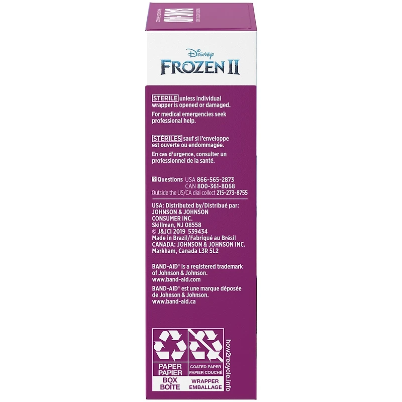Adhesive Bandages for Kids, Frozen