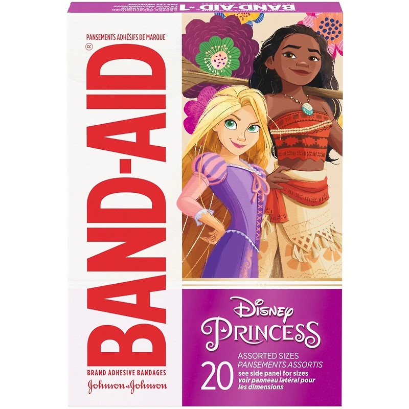 Adhesive Bandages for Kids, Disney Princesses