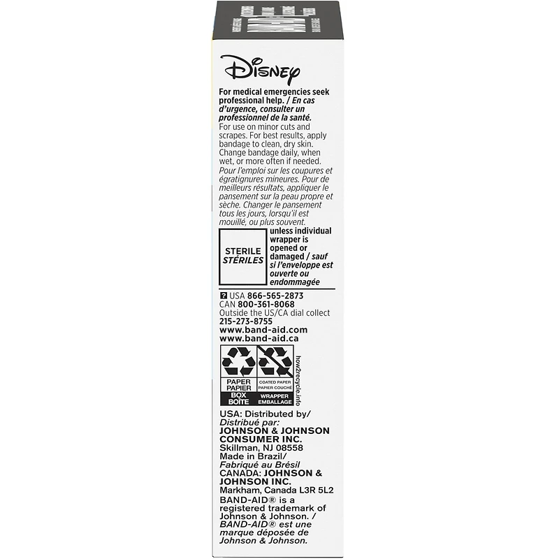 Adhesive Bandages for Kids, Disney Mickey Mouse