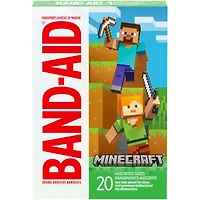 Minecraft Adhesive Bandages, assorted sizes
