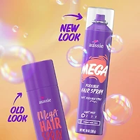 Mega Flexible Hair Spray for Curly Hair, Straight Hair, and Wavy Hair
