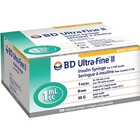 Ultra-Fine 1.0ML 30G 8MM Syringe (5/16")