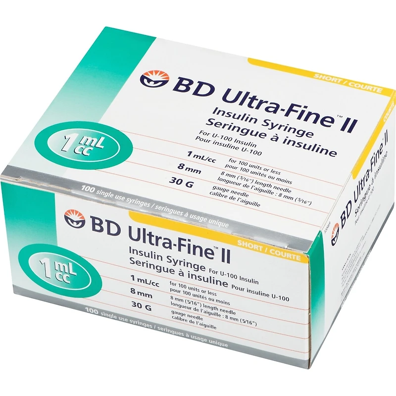 Ultra-Fine 1.0ML 30G 8MM Syringe (5/16")