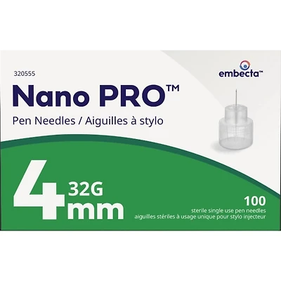 Nano PRO™ Pen Needles 4mm 32G