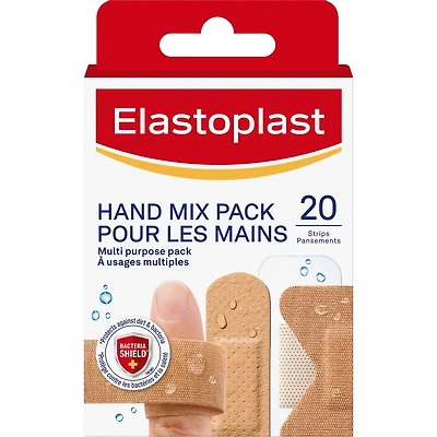 Elastoplast Sensitive Kids Adhesive Bandages, 20 Assorted Shapes