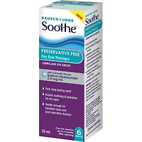 Soothe traitement pour les yeux secs sans agents de conservation
