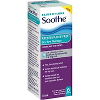 Soothe traitement pour les yeux secs sans agents de conservation