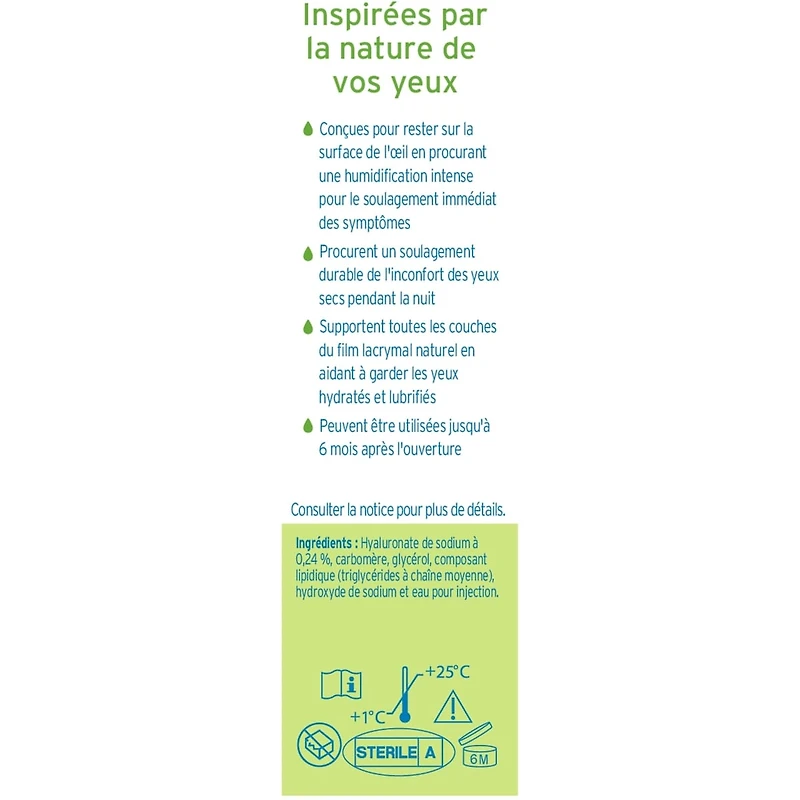 Night Time Relief Preservative Free Eye Gel Drops