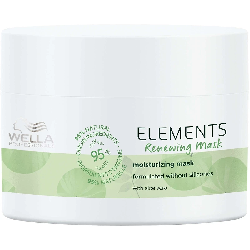 Masque capillaire hydratant régénérant Elements de Wella Professionals pour cheveux secs, 150 mL