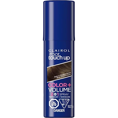 Root Touch-Up Temporary Spray 2in1: 100% gray coverage and volume boost