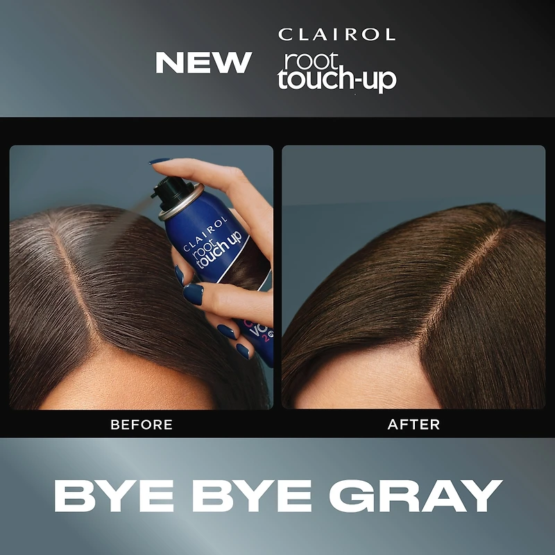 Root Touch-Up Temporary Spray 2in1: 100% gray coverage and volume boost