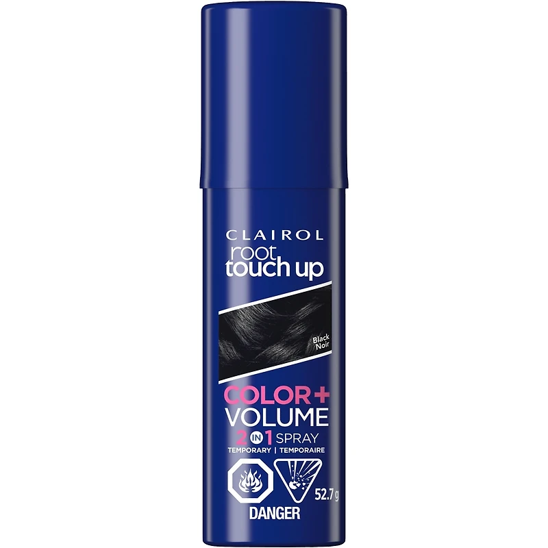 Root Touch-Up Temporary Spray 2in1: 100% gray coverage and volume boost