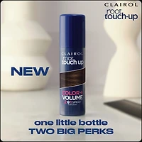 Root Touch-Up Temporary Spray 2in1: 100% gray coverage and volume boost