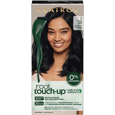 Clairol Root Touch-Up by Natural Instincts Permanent Hair Dye with 0% ammonia