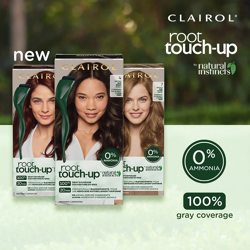 Root Touch-Up by Natural Instincts Permanent Hair Dye with 0% ammonia