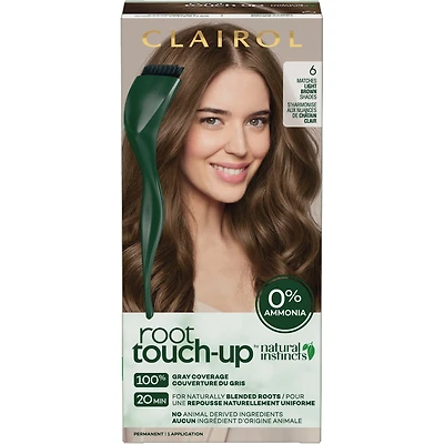Clairol Root Touch-Up by Natural Instincts Permanent Hair Dye with 0% ammonia