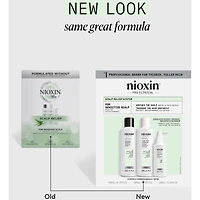 Nioxin Scalp Relief System - Hair Products for Sensitive, Itchy Scalp - Includes Shampoo 200 ml, Conditioner 200 ml and Scalp Treatment 100 ml