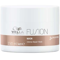 Masque capillaire Fusion Réparation Intense de Wella Professionals pour cheveux abîmés – masque professionnel pour la réparation des cheveux, traitement anti-casse, 150 mL