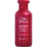 Shampooing ULTIMATE REPAIR de Wella Professionals, shampooing professionnel en crème léger pour cheveux abîmés, 250 mL