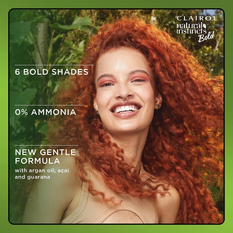 Natural Instincts Bold Permanent Hair Dye with 0% ammonia