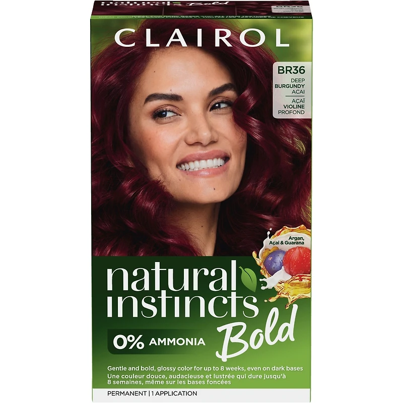Natural Instincts Bold Permanent Hair Dye with 0% ammonia
