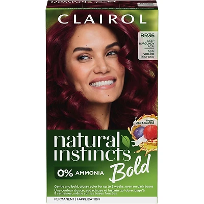 Natural Instincts Bold Permanent Hair Dye with 0% ammonia