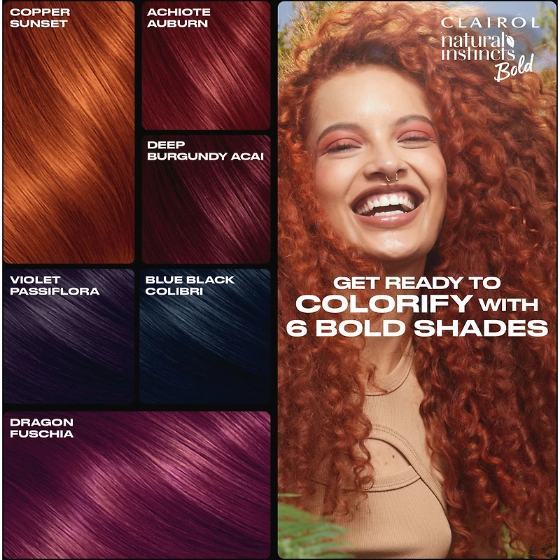 Natural Instincts Bold Permanent Hair Dye with 0% ammonia