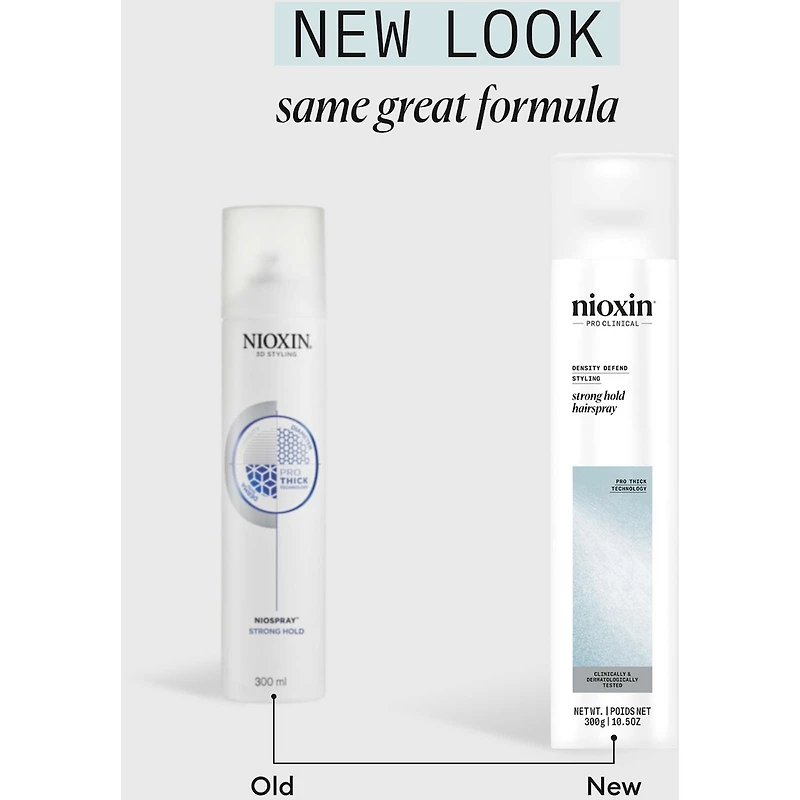Nioxin Fixatif à Tenue Ferme - Vaporisateur pour Coiffures Longue Durée