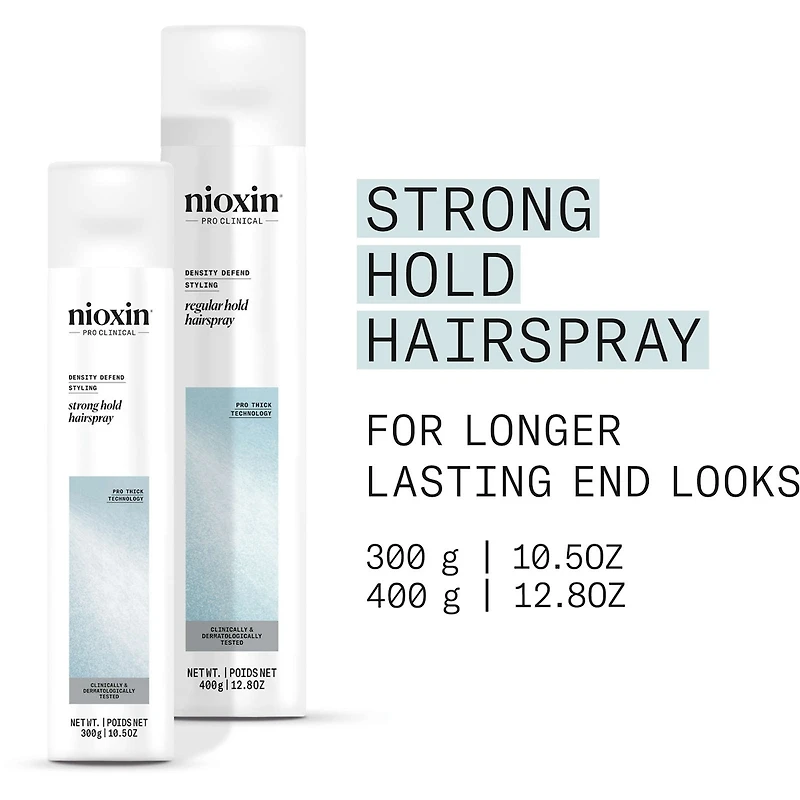 Nioxin Fixatif à Tenue Ferme - Vaporisateur pour Coiffures Longue Durée