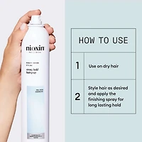 Nioxin Fixatif à Tenue Ferme - Vaporisateur pour Coiffures Longue Durée