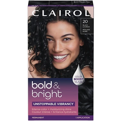 Bold & Bright, Permanent Hair Dye, Intense Color + Moisturizing Shine