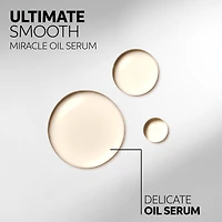 Sérum à l’huile miracle ULTIMATE SMOOTH de Wella Professionals, soin nourrissant luxueux sans rinçage pour cheveux secs et frisottés, 30 mL
