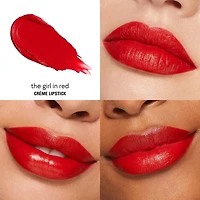 Crème Lipstick, colour-rich, satin sheen finish, non-sticky, lightweight, moisturizes for 8 hours