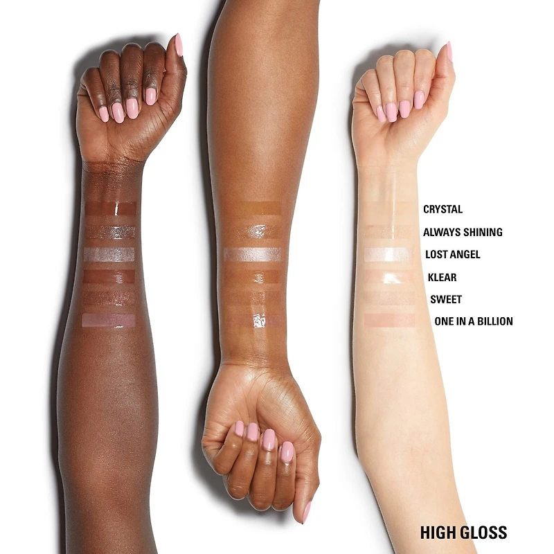 High Gloss, glossy & luminous finish, non-sticky